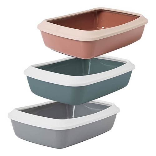 Bandeja De Arena Para Gatos Con Sistema De Tamizado – Fácil De Limpiar Sin Pala, Colores Disponibles