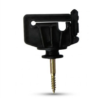 Aislador tirafondo para cinta hasta 40 mm cercado eléctrico madera bolsa 25 unidades