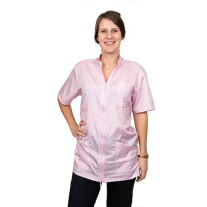 Bata peluquería canina New Lavezzi rosa profesional