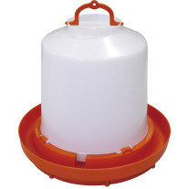 Bebedero para pollos automático 10L con asa para aves de corral