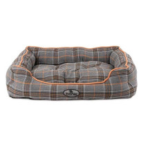 Cama Haven Cuadros Grises para Perros y Gatos Profesional