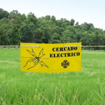 Cartel Indicador de Cerca Eléctrica Señalización de Seguridad para Cercados