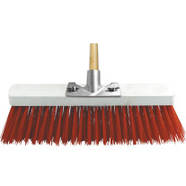 Cepillo barrendero con garra y mango 340 mm para limpieza de granjas