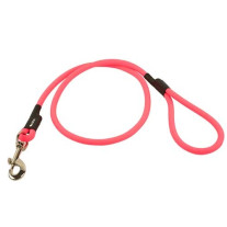 Correa Redonda Rosa Poliuretano Ibáñez 120 cm 10 mm Profesional para Perros