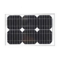 Panel solar 20W 12V para pastor eléctrico 17,6V 0,83A