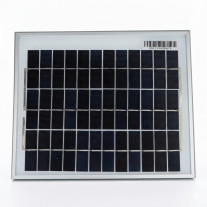Panel solar 5W 12V para pastor eléctrico 16,5V 0,35A
