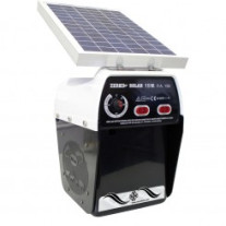 Pastor Eléctrico Zerko Solar 20W 2J Regulable Profesional