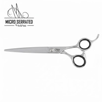 Tijera microdentada recta Mía 20 cm Ibáñez precisión profesional peluquería canina