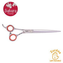 Ibáñez Tijera Recta Zurdos Hanami Sakura 18 cm Profesional