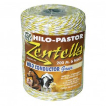 Hilo conductor blanco-amarillo 6 hilos