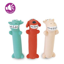 Animalitos de látex alargados con sonido juguete para perros