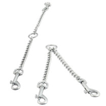 Cadena Acero para llevar dos perros