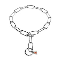 Collar Ahogo adiestramiento perros fuertes Sprenger eslabón alargado