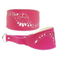 Collar de cuero Martingale para galgo 