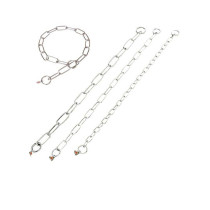 Collares para perros de acero inoxidables de cadena