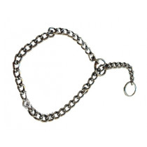 Collar perros metalico de ahogo con cadena de eslabón fino