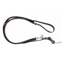 Correa adiestramiento para perros ramal de policia cuero 