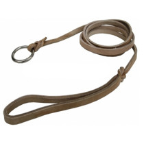 Correa Cuero con lazo para perros hecho a mano