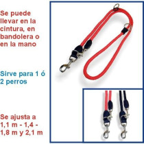 Correa de nylon de 2 metros para perros adiestramiento y paseo 