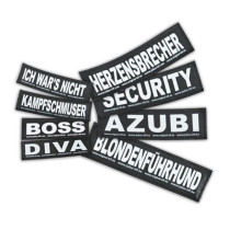 Etiqueta-logo 100 % Velcro personalizado para arneses Julius K9