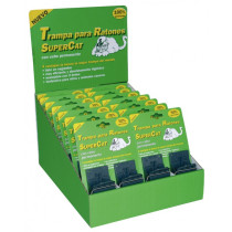 Expositor 28 Trampas para ratones eficaz Supercat con cebo permanente