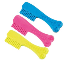 Cepillo de dientes de goma juguete para perros