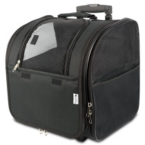 Bolso-Mochila con Ruedas y Tirador trolley de viaje para perros y gatos