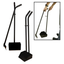 Recogedor de Excrementos de aluminio negro