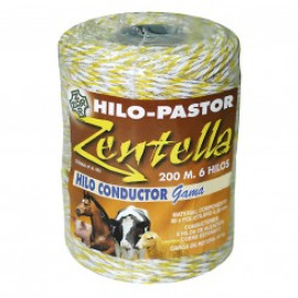 Hilo conductor blanco-amarillo 6 hilos