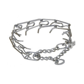 Collar metálico de castigo con pinchos para adiestramiento perros