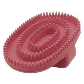 Cepillo de goma oval para perros y gatos