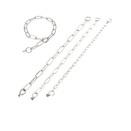 Collares para perros de acero inoxidables de cadena