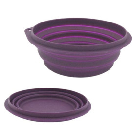 Comedero Bebedero Silicona Plegable portátil para perros