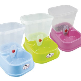 Comedero dispensador comida 1,5kg para perros y gatos al mejor precio 