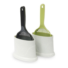 comprar Pala recogedor excrementos de arena para gatos WC con soporte mejor precio 