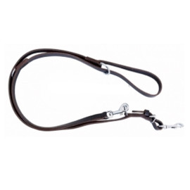 Correa adiestramiento para perros ramal de policia cuero 