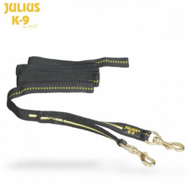 Correa terminada en Y con doble mosquetón Julius K9 Adiestramiento perros 