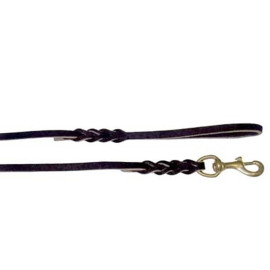 Correa trenzada de cuero Vaca para perros