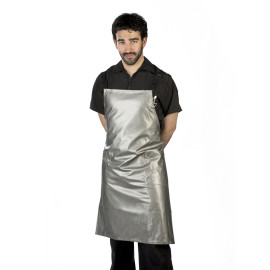 Delantal Grís peluquería canina mandil pelqueros y pelqueras 