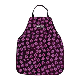 Delantal Peluqueria canina Wahl Huellas Fucsia