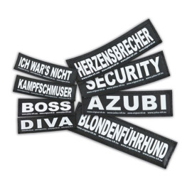 Etiqueta-logo 100 % Velcro personalizado para arneses Julius K9