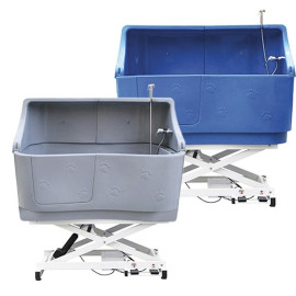 Ibáñez Bañera profesional Polietileno eléctrica con extensión trasera peluquería canina 