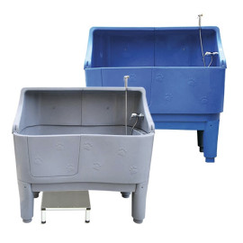 Ibañez- Bañera de Polietileno con extensión trasera peluquería canina comprar mejor precio 