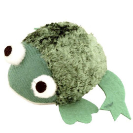 Juguete de peluche para perros rana temblorsoa