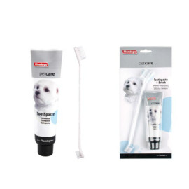 Pasta Dental con cepillo para perros