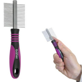 Peine doble para perros pequeños y gatos