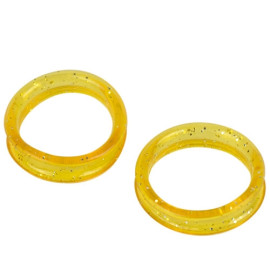 Protectores de Goma de Colores Surtidos para Tijeras  22 mm. AMARILLO PURPURINA