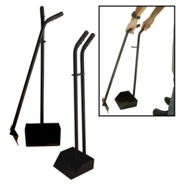 Recogedor de Excrementos de aluminio negro