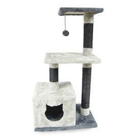 Rascador para Gatos 2 alturas y Gatera 