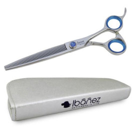 Tijera ibañez peluquería canina para esculpir Boheme 18cm